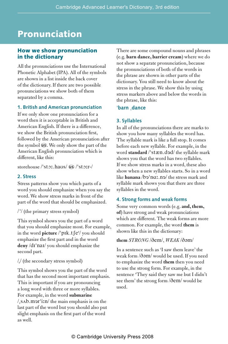 Vowels and diphthongs
